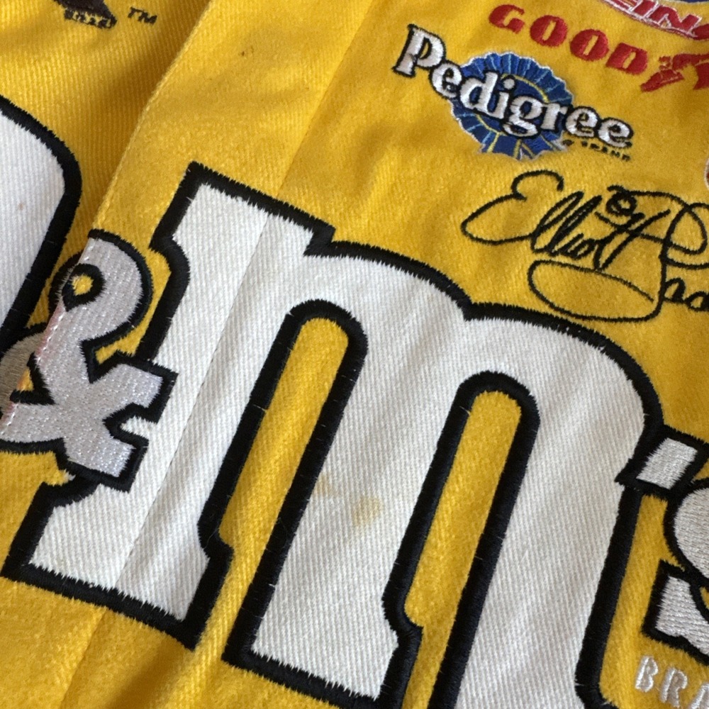 Vintage Chase Authentic Drivers Line M&M's NASCAR Jacket #38 Elliot Sadler Large - Picture 5 of 16